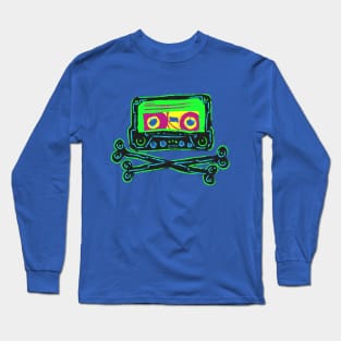 Cassette and Crossbones Long Sleeve T-Shirt